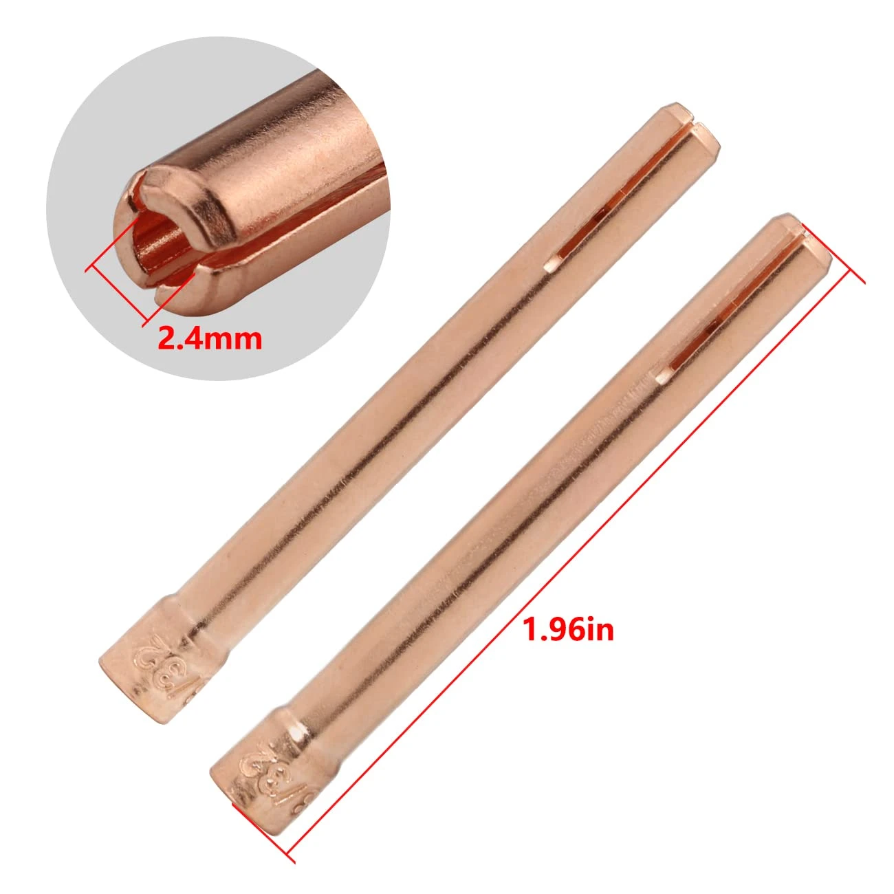 COLLET COPPER TIG (2.4MM)