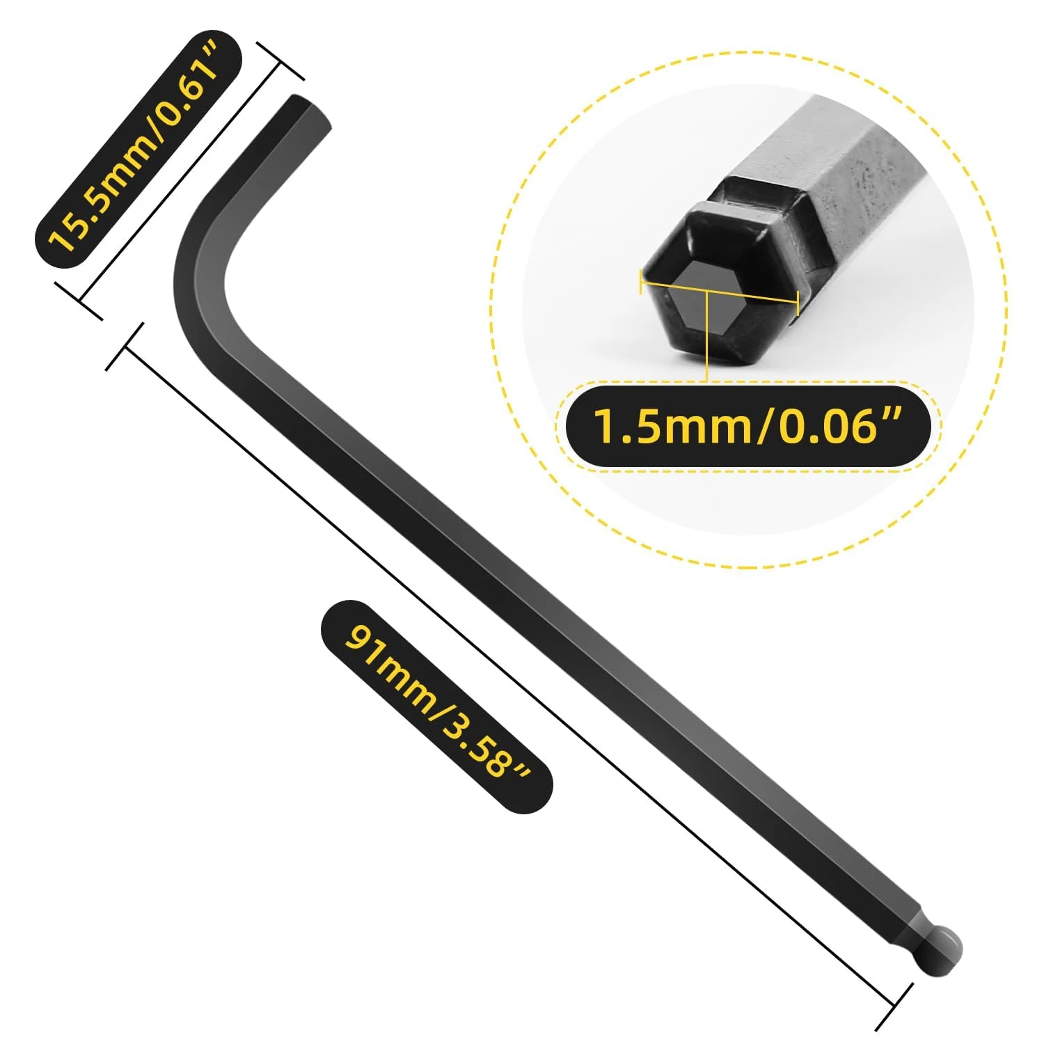 HEX WRENCHES (1.5 MM)