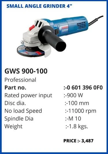 ANGLE GRINDER GWS 900-100