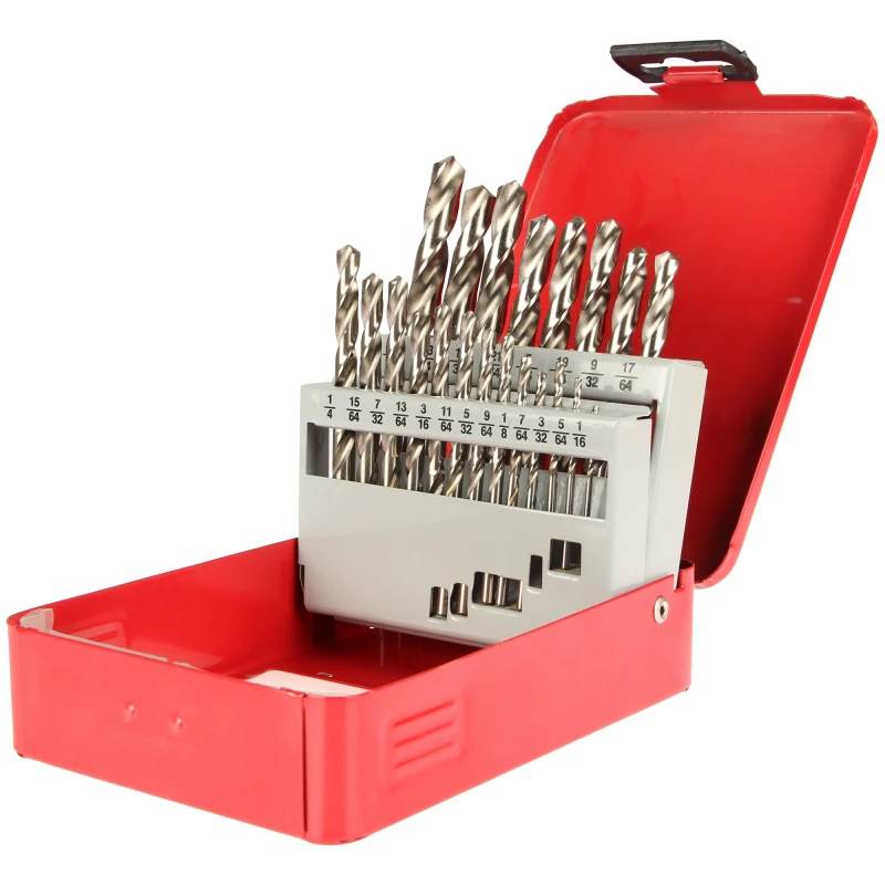 MIRANDA TOOLS Standard Jobber Drill Set (19 Pcs, Size Range 1 to 10 mm)