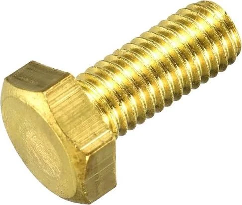 BRASS HEX BOLT(4*12)
