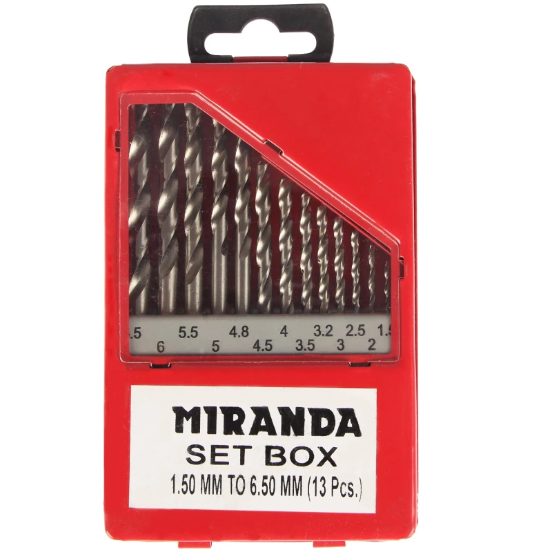Miranda 1.5mm to 6.5mm Jobber Drill Set